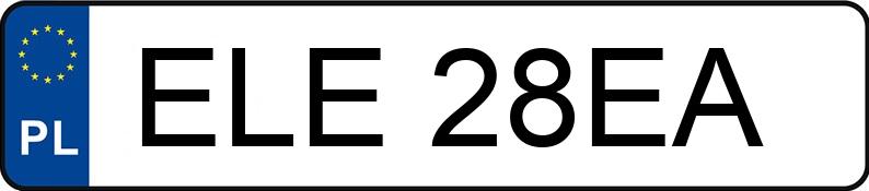 Numer rejestracyjny ELE 28EA posiada PEUGEOT 106 ITINEA - ELE28EA Numer rejestracyjny ELE 28EA posiada PEUGEOT 106 ITINEA - ELE28EA