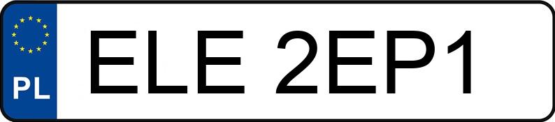 Numer rejestracyjny ELE 2EP1 posiada VOLKSWAGEN PASSAT - ELE2EP1