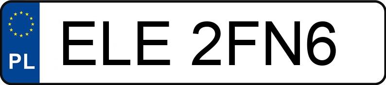 Numer rejestracyjny ELE 2FN6 posiada RENAULT THALIA - ELE2FN6