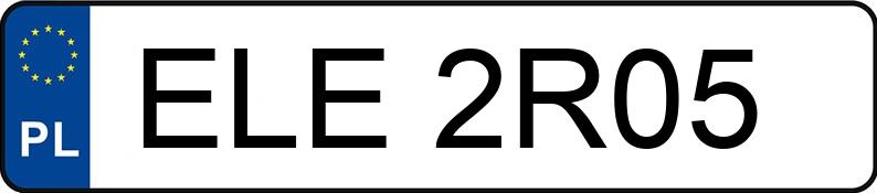 Numer rejestracyjny ELE 2R05 posiada HYUNDAI Santa Fe 2.4 MR`00 E3 GLS 4WD - ELE2R05