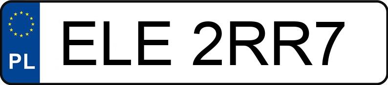 Numer rejestracyjny ELE 2RR7 posiada SEAT Ibiza Eco 1.0 TSI MR`16 E6 Style S&S - ELE2RR7