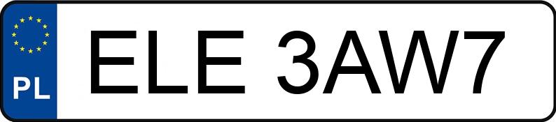 Numer rejestracyjny ELE 3AW7 posiada FORD Fiesta 1.0 EcoBoost MR`17 E6 Titanium - ELE3AW7