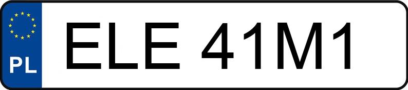 Numer rejestracyjny ELE 41M1 posiada MERCEDES-BENZ S 350 MR`05 E4 221 S 350 MR`05 E4 221 - ELE41M1