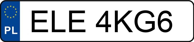 Numer rejestracyjny ELE 4KG6 posiada SKODA OCTAVIA - ELE4KG6