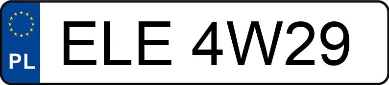 Numer rejestracyjny ELE 4W29 posiada MITSUBISHI ASX 1.6 MR`11 E4 Instyle S&S - ELE4W29