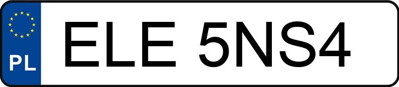 Numer rejestracyjny ELE 5NS4 posiada MERCEDES-BENZ CL 63 AMG - ELE5NS4