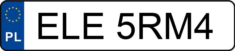 Numer rejestracyjny ELE 5RM4 posiada BMW 318i MR`22 E6d/e G20 M Sport Steptronic - ELE5RM4