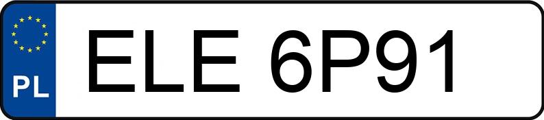 Numer rejestracyjny ELE 6P91 posiada MERCEDES-BENZ CL 500 - ELE6P91