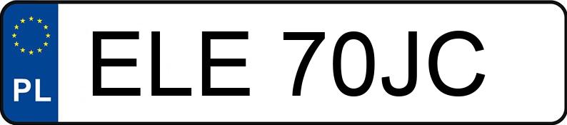 Die Registrierungsnummer ELE 70JC hat KIA Picanto 1.1 MR`04 E3 Picanto 1.1 MR`04 E3 - ELE70JC