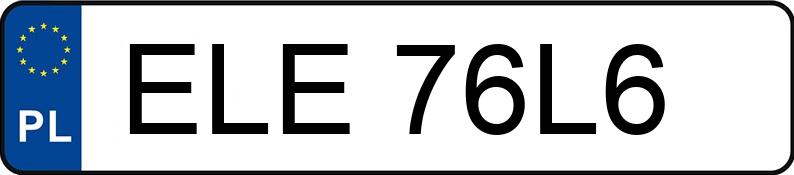 Numer rejestracyjny ELE 76L6 posiada OPEL ANTARA - ELE76L6
