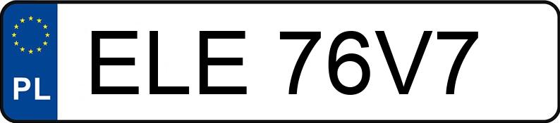 Numer rejestracyjny ELE 76V7 posiada MAN 26.440 TGX E6 26.0t BL(XLX) - ELE76V7