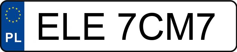 Numer rejestracyjny ELE 7CM7 posiada HONDA Civic 1.8 MR`15 E6 Comfort - ELE7CM7 Numer rejestracyjny ELE 7CM7 posiada HONDA Civic 1.8 MR`15 E6 Comfort - ELE7CM7