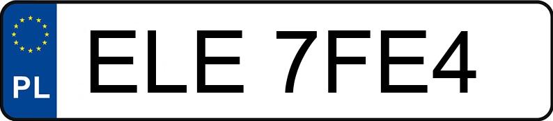 Numer rejestracyjny ELE 7FE4 posiada FSC-LUBLIN LUBLIN II - ELE7FE4