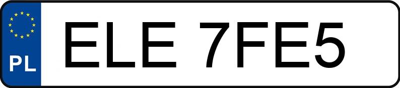 Numer rejestracyjny ELE 7FE5 posiada HONDA Jazz 1.4i MR`02 E3 LS - ELE7FE5