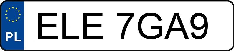 Numer rejestracyjny ELE 7GA9 posiada MERCEDES-BENZ E 220 - ELE7GA9