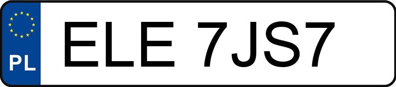 Numer rejestracyjny ELE 7JS7 posiada BMW 525 D - ELE7JS7