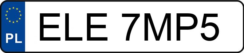 El número de registro ELE 7MP5 tiene TOYOTA GT 86 2.0 MR`12 E5 Prestige - ELE7MP5