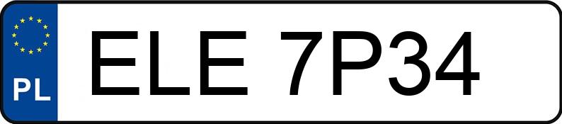 Numer rejestracyjny ELE 7P34 posiada VOLKSWAGEN Passat GP 2.8 MR`00 E3 Trendline 4MOTION - ELE7P34