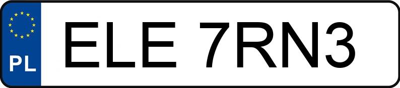 Numer rejestracyjny ELE 7RN3 posiada BMW X5 Diesel MR`14 E6 F15 xDrive25d Step - ELE7RN3