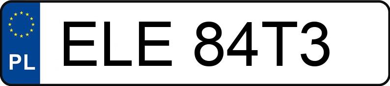 Numer rejestracyjny ELE 84T3 posiada JOHN DEERE 5620 - ELE84T3