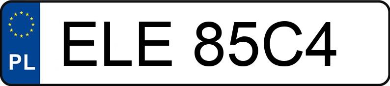 Numer rejestracyjny ELE 85C4 posiada VOLVO V40 - ELE85C4 Numer rejestracyjny ELE 85C4 posiada VOLVO V40 - ELE85C4