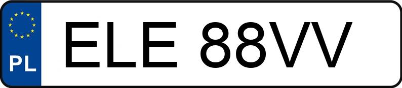 Numer rejestracyjny ELE 88VV posiada VOLKSWAGEN PASSAT - ELE88VV Numer rejestracyjny ELE 88VV posiada VOLKSWAGEN PASSAT - ELE88VV