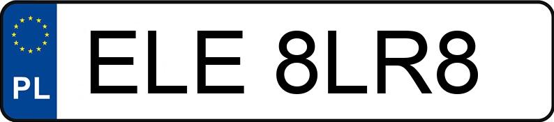 Numer rejestracyjny ELE 8LR8 posiada BMW M 3 Touring 3.0 MR`22 E6d/e G81 xDrive Competition Step - ELE8LR8