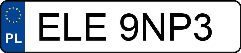 Numer rejestracyjny ELE 9NP3 posiada BMW 320D - ELE9NP3 Numer rejestracyjny ELE 9NP3 posiada BMW 320D - ELE9NP3