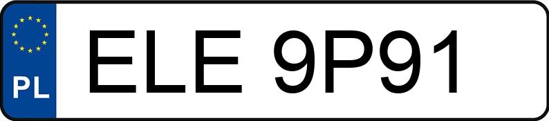 Numer rejestracyjny ELE 9P91 posiada OPEL CORSA-B - ELE9P91