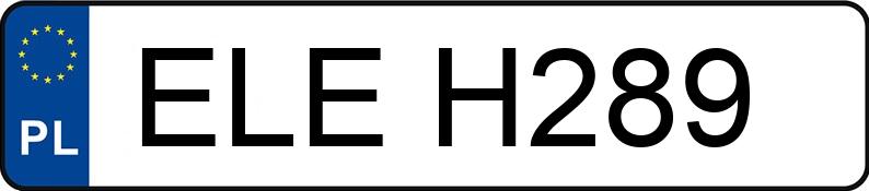 Numer rejestracyjny ELE H289 posiada PEUGEOT 307 1.6 MR`01 E3 XS - ELEH289 Numer rejestracyjny ELE H289 posiada PEUGEOT 307 1.6 MR`01 E3 XS - ELEH289