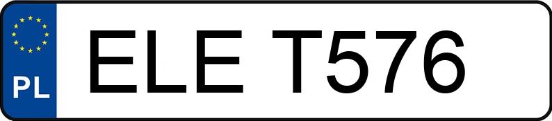 Die Registrierungsnummer ELE T576 hat URSUS C 330 - ELET576 Die Registrierungsnummer ELE T576 hat URSUS C 330 - ELET576