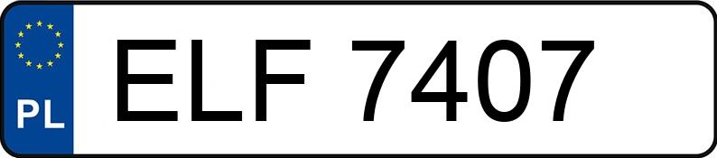 Numer rejestracyjny ELF 7407 posiada FIAT 126 ELX Maluch STD - ELF7407 Numer rejestracyjny ELF 7407 posiada FIAT 126 ELX Maluch STD - ELF7407