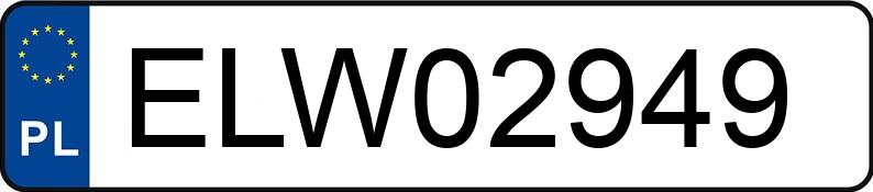 Numer rejestracyjny ELW 02949 posiada VOLKSWAGEN T-ROC - ELW02949 Numer rejestracyjny ELW 02949 posiada VOLKSWAGEN T-ROC - ELW02949