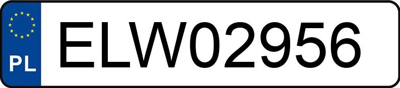 Numer rejestracyjny ELW 02956 posiada FORD FOCUS - ELW02956 Numer rejestracyjny ELW 02956 posiada FORD FOCUS - ELW02956