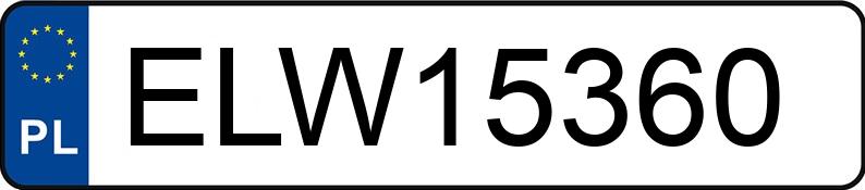 Numer rejestracyjny ELW 15360 posiada CHRYSLER PACIFICA - ELW15360 Numer rejestracyjny ELW 15360 posiada CHRYSLER PACIFICA - ELW15360