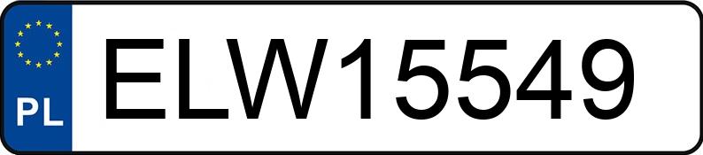 Numer rejestracyjny ELW 15549 posiada MERCEDES-BENZ CLA 250 - ELW15549