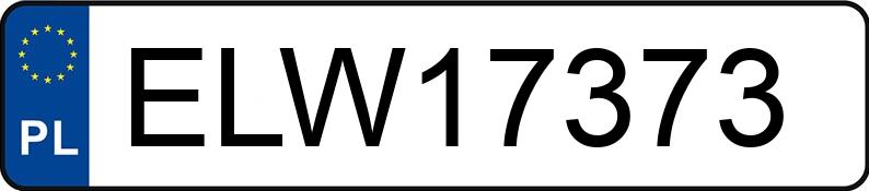Numer rejestracyjny ELW 17373 posiada CUPRA CUPRA LEON SP - ELW17373
