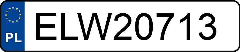 Numer rejestracyjny ELW 20713 posiada MERCEDES-BENZ C 180 - ELW20713