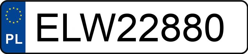 Numer rejestracyjny ELW 22880 posiada SEAT LEON - ELW22880 Numer rejestracyjny ELW 22880 posiada SEAT LEON - ELW22880