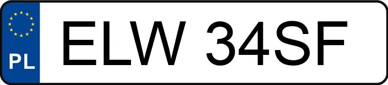 Numer rejestracyjny ELW 34SF posiada FIAT DUCATO 2,8 D - ELW34SF