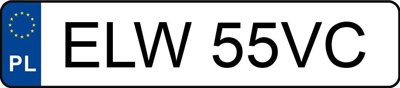 Numer rejestracyjny ELW 55VC posiada OPEL Astra 1.6i Kat. GLS - ELW55VC