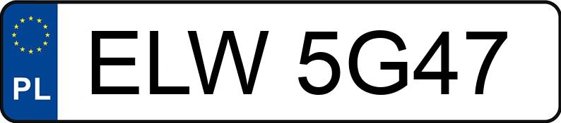Numer rejestracyjny ELW 5G47 posiada FORD FT 350 2.4 TDCi Kat. MR`07 E4 3.5t L Transit - ELW5G47