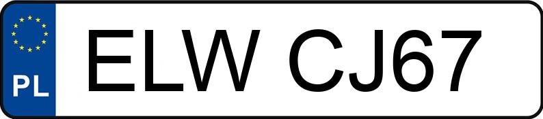 Numer rejestracyjny ELW CJ67 posiada FORD Mondeo 2.0 MR`07 E4 Ghia - ELWCJ67