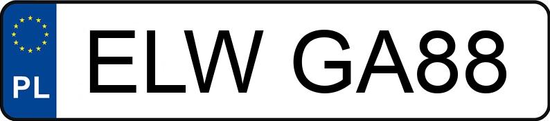 Numer rejestracyjny ELW GA88 posiada TOYOTA YARIS HYBRID - ELWGA88 Numer rejestracyjny ELW GA88 posiada TOYOTA YARIS HYBRID - ELWGA88