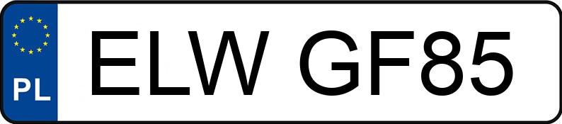 Numer rejestracyjny ELW GF85 posiada SEAT Ibiza 1.4 MR`02 E3 6L Fresc - ELWGF85 Numer rejestracyjny ELW GF85 posiada SEAT Ibiza 1.4 MR`02 E3 6L Fresc - ELWGF85