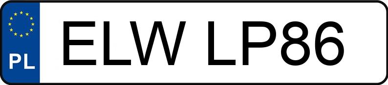 Numer rejestracyjny ELW LP86 posiada MAZDA 3 - 1.6 MR`03 E3 Active - ELWLP86