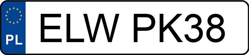 Numer rejestracyjny ELW PK38 posiada SUBARU B9 TRIBECA - ELWPK38