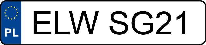 Numer rejestracyjny ELW SG21 posiada VOLKSWAGEN Polo VI 1.0 MR`18 E6 Beats - ELWSG21 Numer rejestracyjny ELW SG21 posiada VOLKSWAGEN Polo VI 1.0 MR`18 E6 Beats - ELWSG21