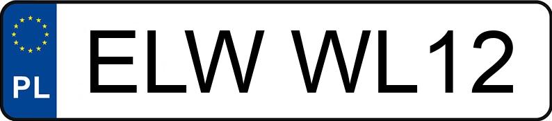Numer rejestracyjny ELW WL12 posiada BMW 318 I - ELWWL12