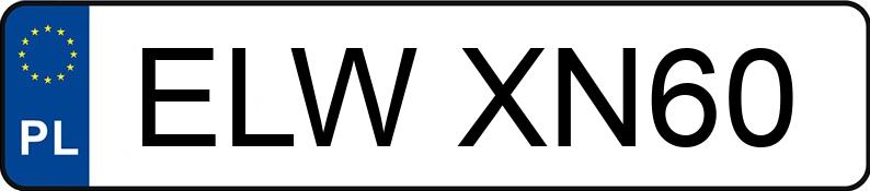 Numer rejestracyjny ELW XN60 posiada FIAT PUNTO - ELWXN60